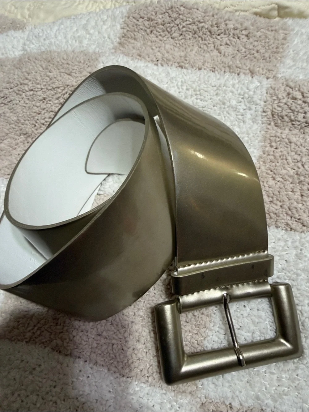 ORCIANI oversized leather belt
